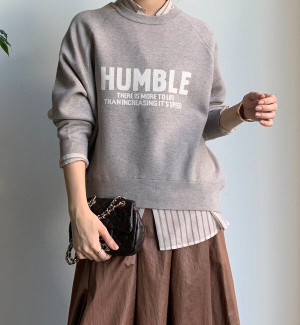  「インターシャロゴニット」|ニット・セーター|