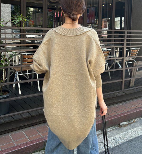  「マシーンウォッシャブルニットカーディガン」|カーディガン|