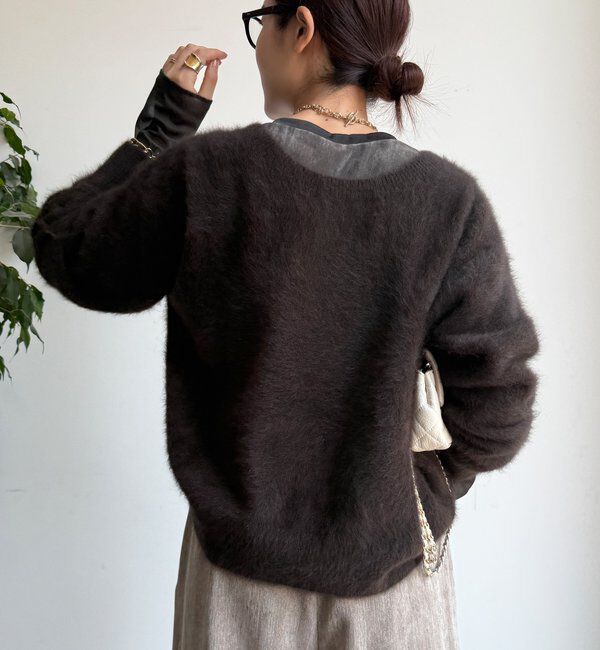  「ファーカシミヤプルオーバー」|ニット・セーター|
