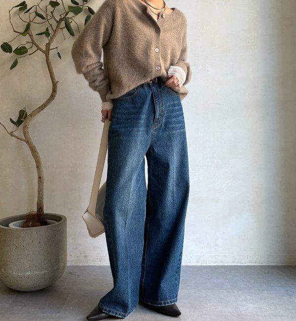  「ファーカシミヤカーディガン」|カーディガン|