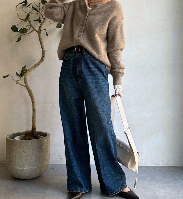  「ファーカシミヤカーディガン」|カーディガン|