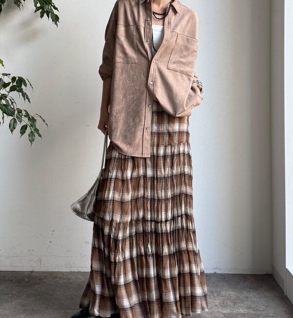  「スウェードシャツ」|シャツ・ブラウス|