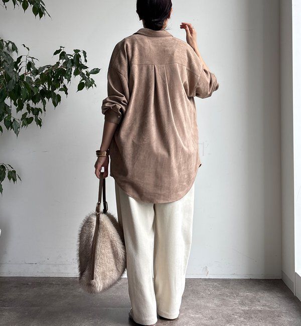  「スウェードシャツ」|シャツ・ブラウス|