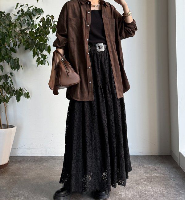  「スウェードシャツ」|シャツ・ブラウス|