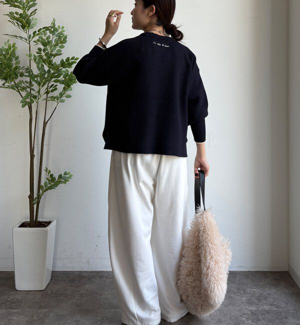  「【新色追加/WEB限定】フェザーロゴニット」|ニット・セーター|