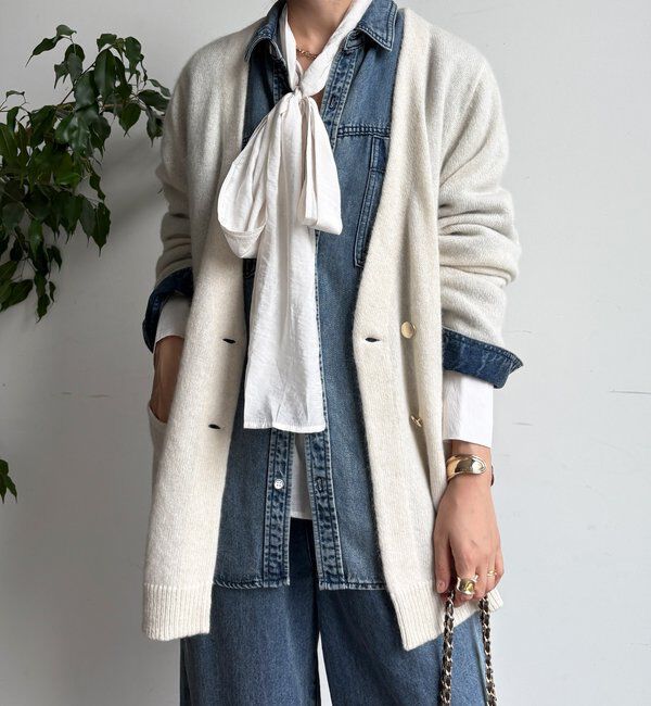  「ヤクウールニットジャケット」|テーラードジャケット|