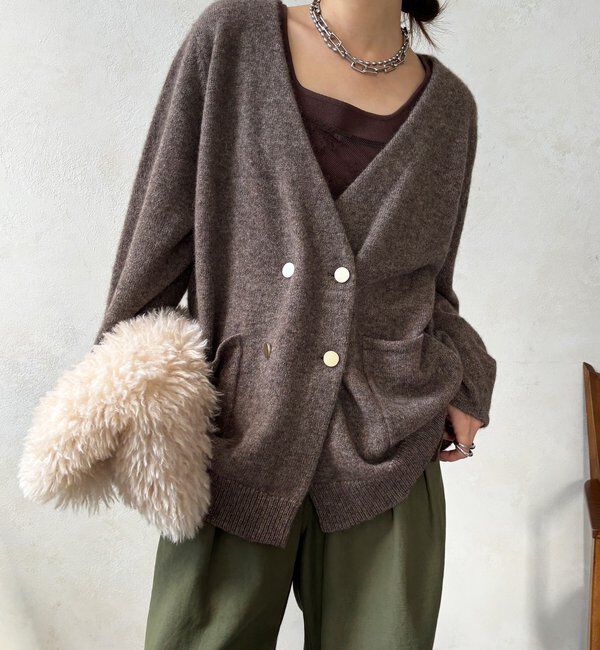  「ヤクウールニットジャケット」|テーラードジャケット|