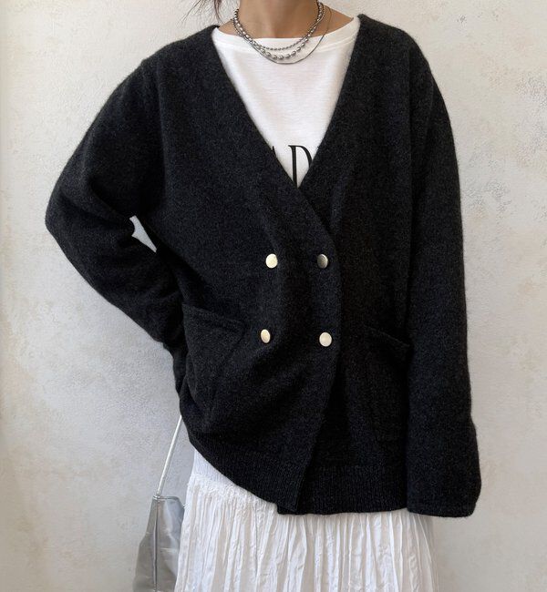  「ヤクウールニットジャケット」|テーラードジャケット|