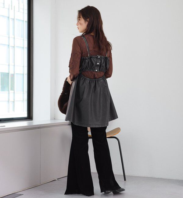  「フラワーコード刺繍シアーTOPS」|Tシャツ・カットソー|