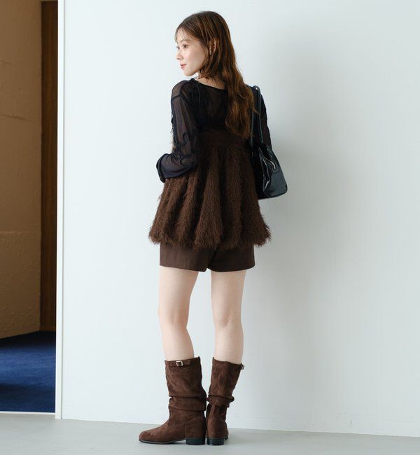  「フラワーコード刺繍シアーTOPS」|Tシャツ・カットソー|