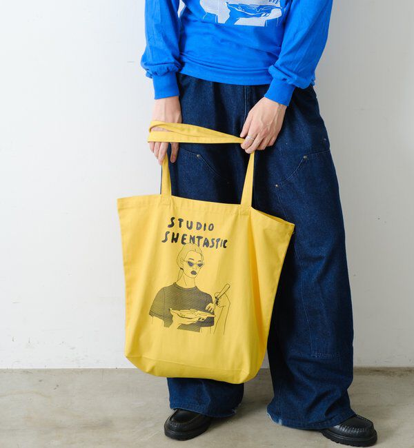  「【WHIMSIC】シェンタスティック スタジオシルクスクリーンプリントBAG」|トートバッグ|