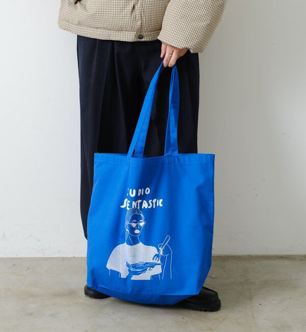  「【WHIMSIC】シェンタスティック スタジオシルクスクリーンプリントBAG」|トートバッグ|