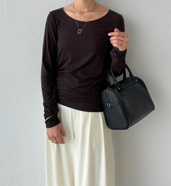  「【MYSELFbyRD（マイセルフバイリヴドロワ）】baseLongTee」|Tシャツ・カットソー|