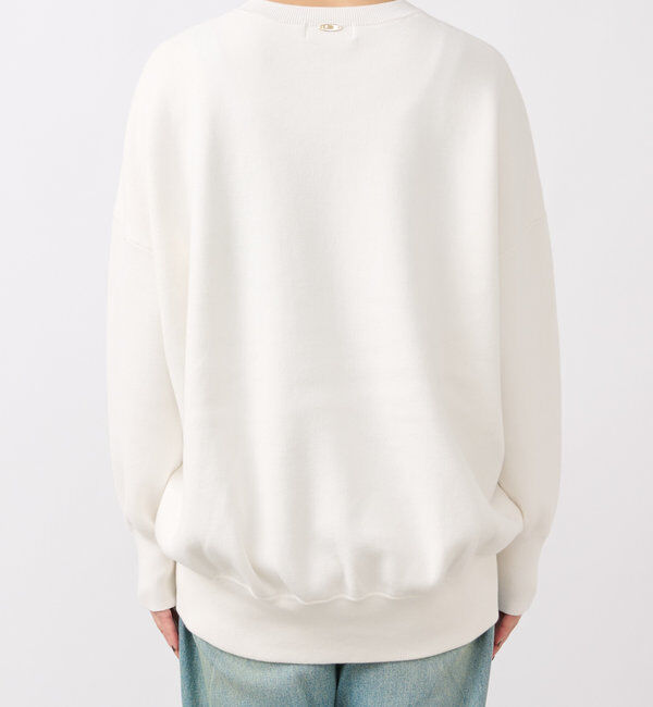  「【セットアップ対応】コットンスムースラウンドヘムニット」|ニット・セーター|