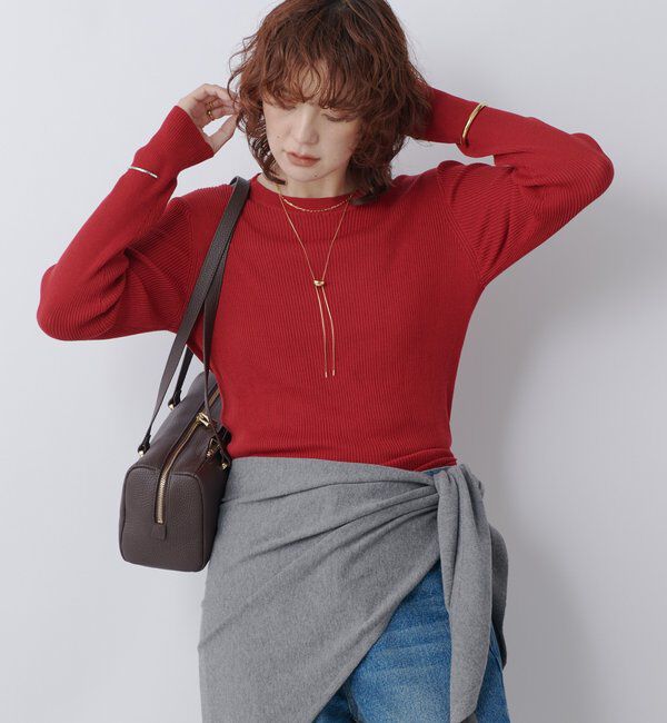  「【MONN.:.(モン)】RIB KNIT」|ニット・セーター|