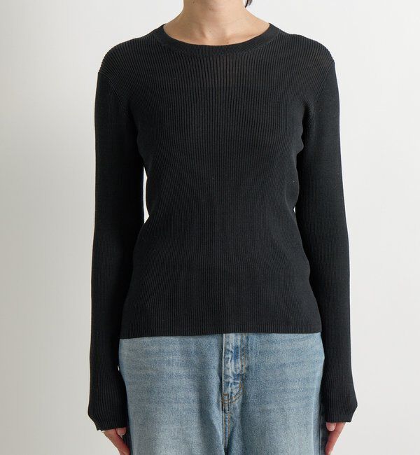  「【MONN.:.(モン)】RIB KNIT」|ニット・セーター|