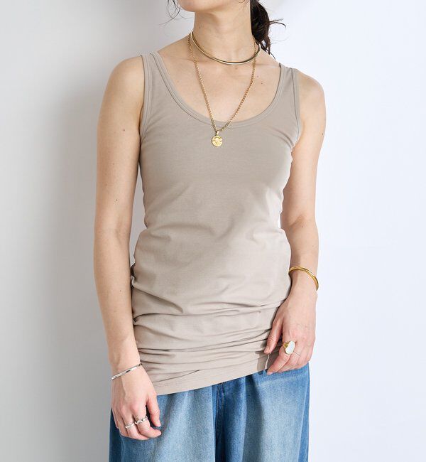  「MYSELFbyRD/LONG TANK SLIP」|キャミソール|