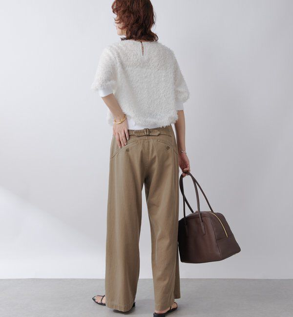  「【着映え】リブ付きフリンジブラウス」|シャツ・ブラウス|