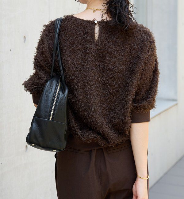  「【着映え】リブ付きフリンジブラウス」|シャツ・ブラウス|