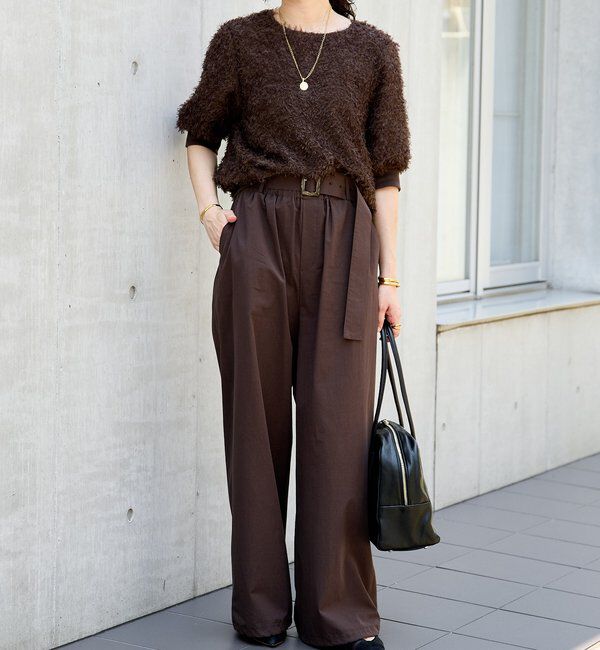  「【着映え】リブ付きフリンジブラウス」|シャツ・ブラウス|