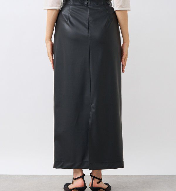  「合皮タイトスカート」|スカート|