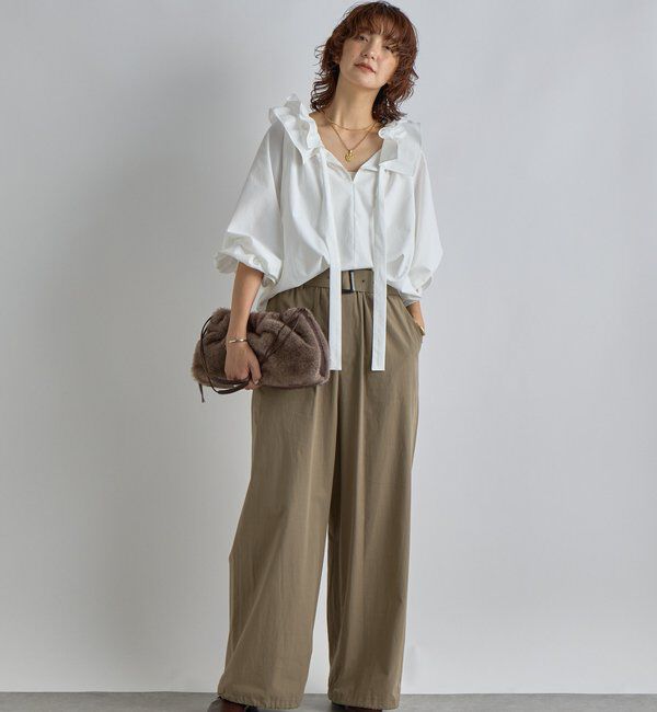  「【リバイバル】ドロストフリルカラーブラウス」|シャツ・ブラウス|