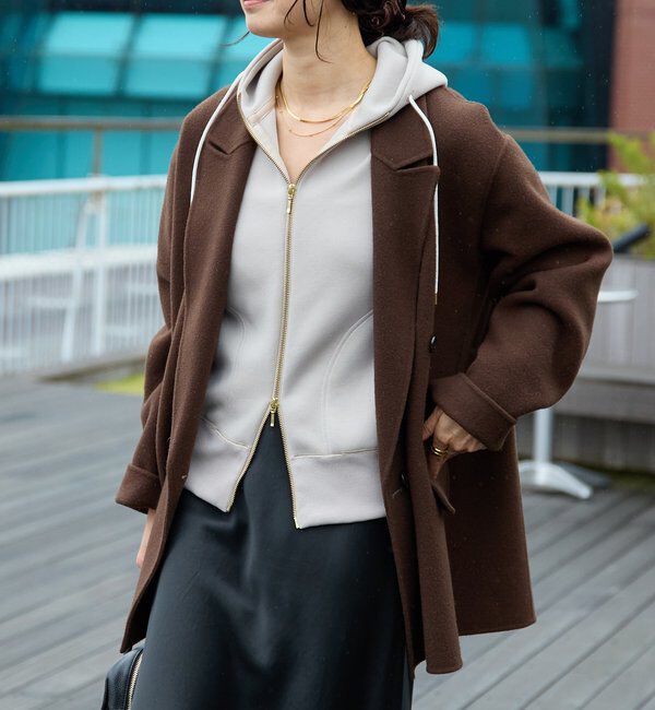  「【最高気温5度の寒い日に！/こなれ感抜群】ピークドラペルリバージャコット」|その他|