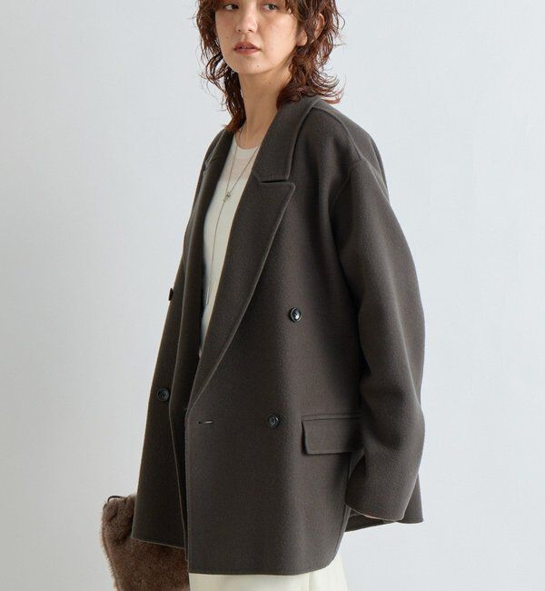  「【最高気温5度の寒い日に！/こなれ感抜群】ピークドラペルリバージャコット」|その他|