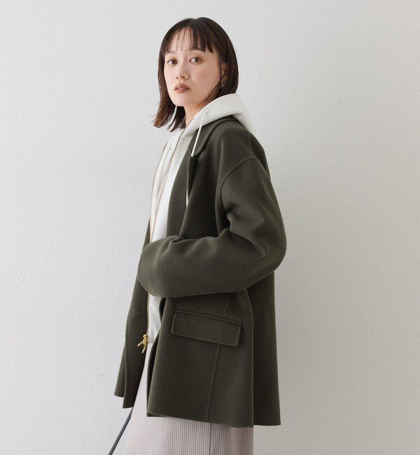  「【最高気温5度の寒い日に！/こなれ感抜群】ピークドラペルリバージャコット」|その他|