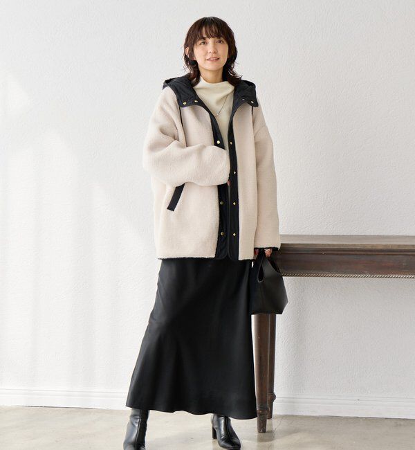  「【リラクシーな履き心地】ヴィンテージサテンバイアススカート」|スカート|