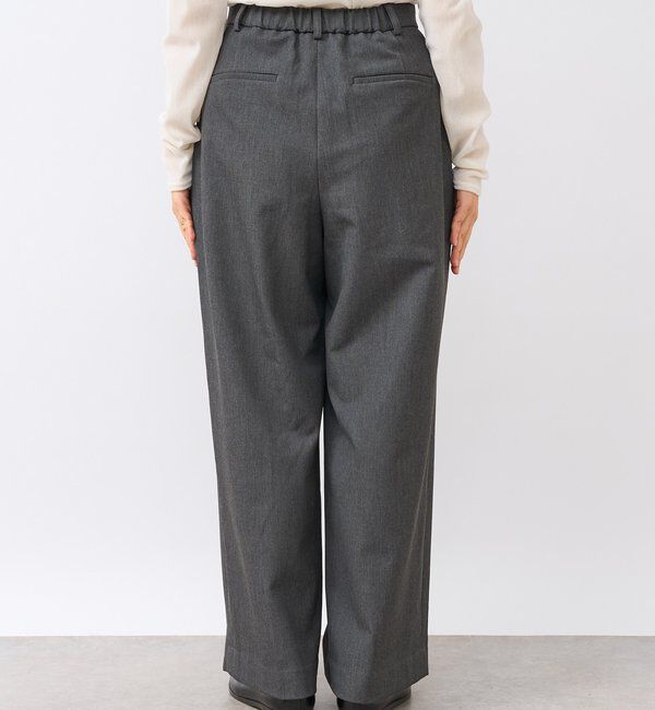  「【真冬もあたたか】裏起毛スラックスパンツ」|チノ|