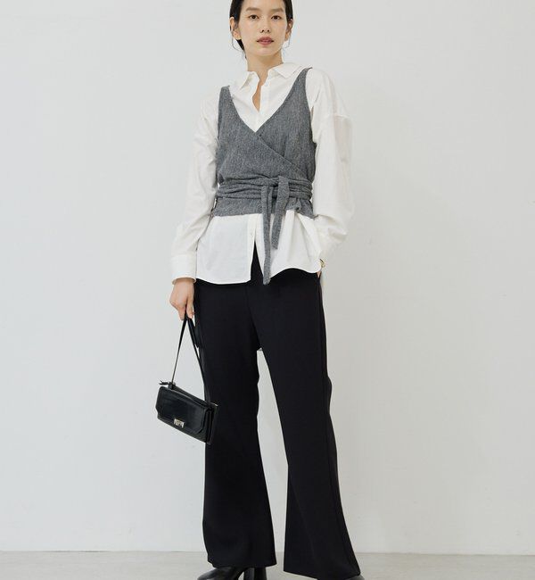  「【アンサンブル対応】カシュクールニット」|ニット・セーター|