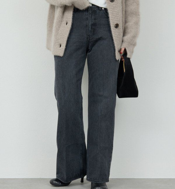  「センタークリースフレアデニム」|デニム|