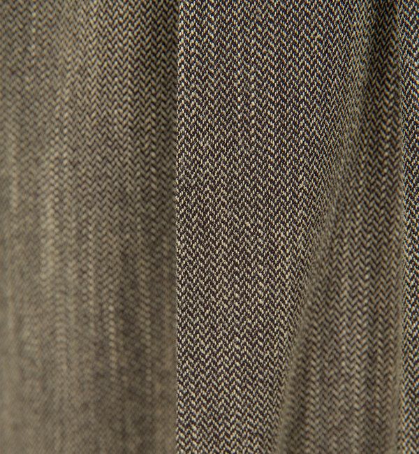  「【3サイズ展開】【セットアップ対応】ダブルタックツイードパンツ」|チノ|