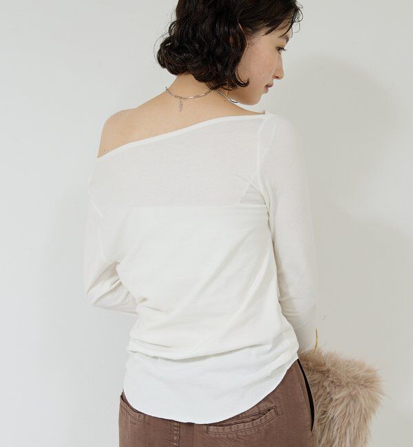  「【2WAY】オフショルカットソー」|Tシャツ・カットソー|