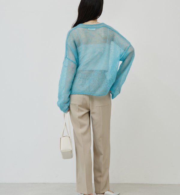  「【シワになりにくい】ジャージータックワイドパンツ」|チノ|