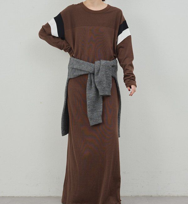  「【PEAS】フットボールワンピース」|ワンピース|ブラウン