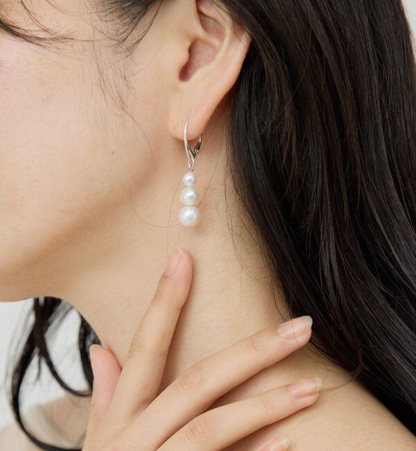  「【25th記念アイテム】【2.718】グレインパールピアス」|リング|