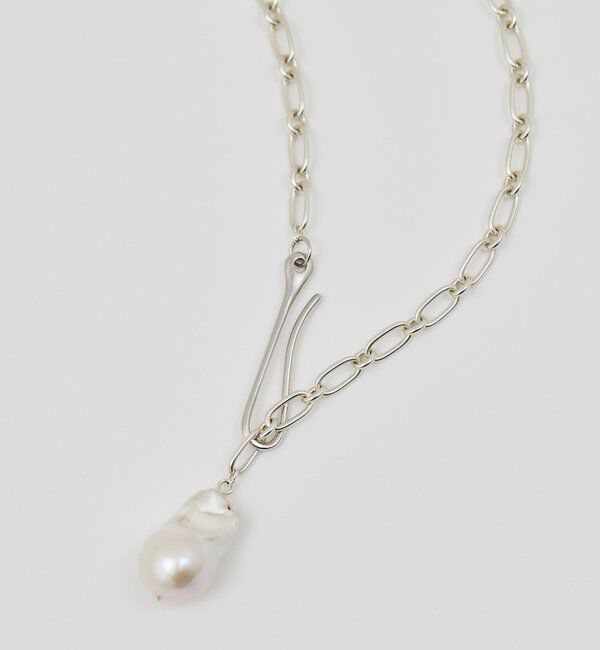  「【25th記念アイテム】【2.718】オイスターパールチェーンネックレス」|リング|