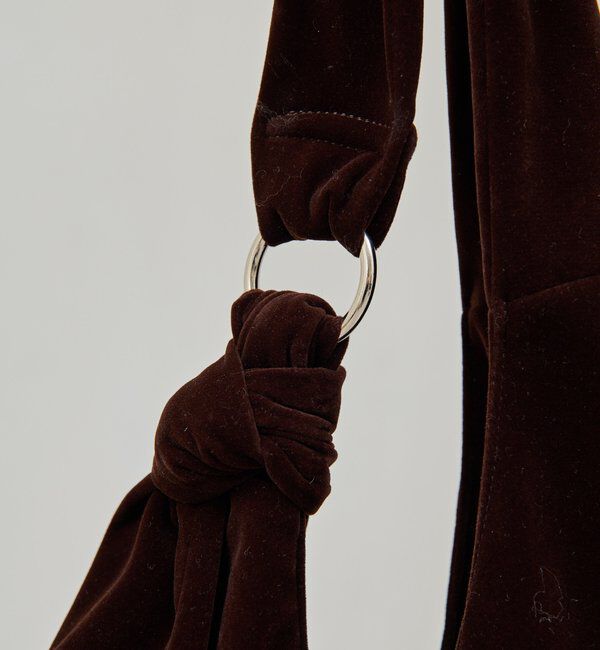  「【2.718】ベロアノットショルダー」|トートバッグ|