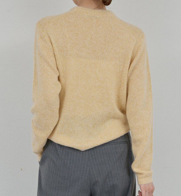  「【ATON】アルパカシルククルーネックニット/別注」|ニット・セーター|