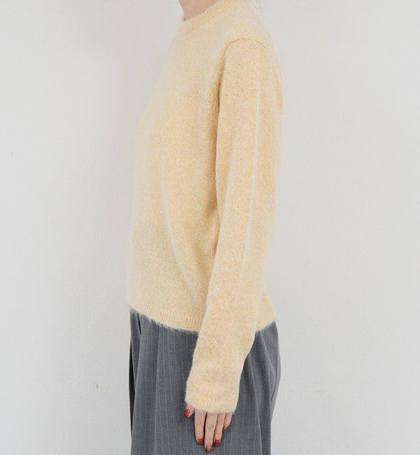  「【ATON】アルパカシルククルーネックニット/別注」|ニット・セーター|