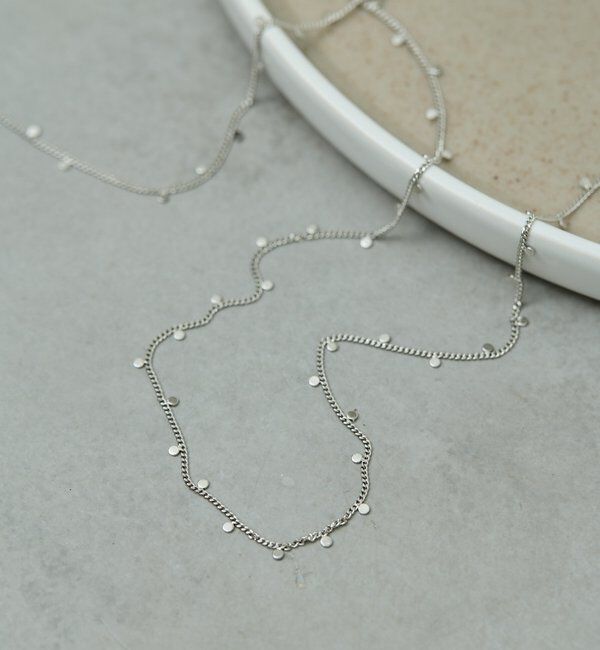  「ポルカドットチェーンネックレス」|リング|シルバー