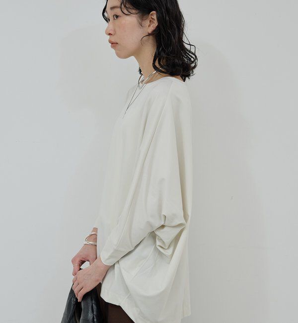  「【セットアップ対応】キュプラジャージードルマンプルオーバー」|Tシャツ・カットソー|