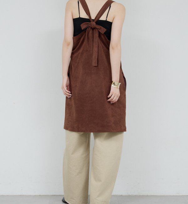  「【HERITANOVUM】エコスエードミニドレス」|ワンピース|