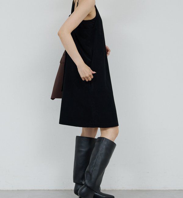  「【HERITANOVUM】エコスエードミニドレス」|ワンピース|