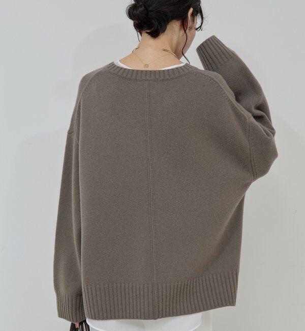  「【手洗い可】ウールクループルオーバー」|ニット・セーター|