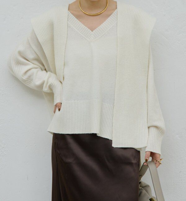  「【脱マンネリニット】【MANAKAコラボ】フードセットニット」|ニット・セーター|