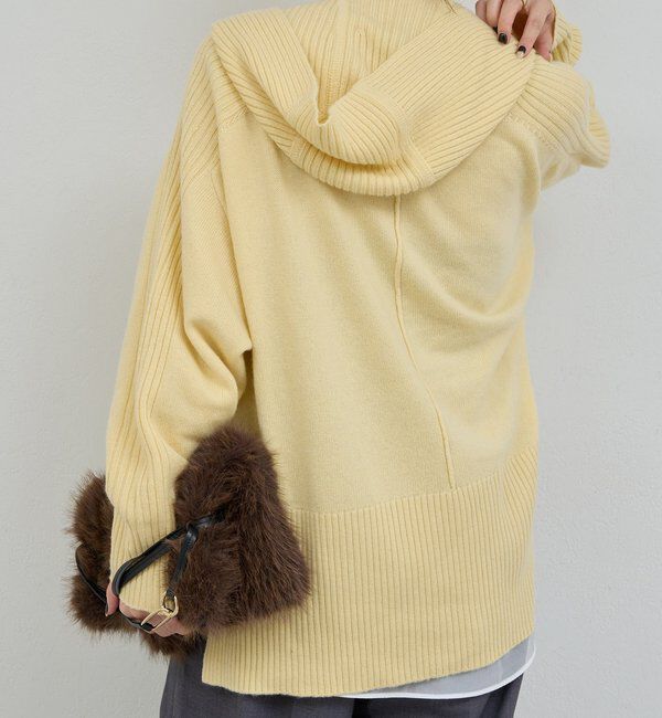  「【脱マンネリニット】【MANAKAコラボ】フードセットニット」|ニット・セーター|
