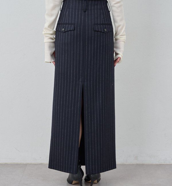  「【セットアップ対応】ストライプスカート」|スカート|